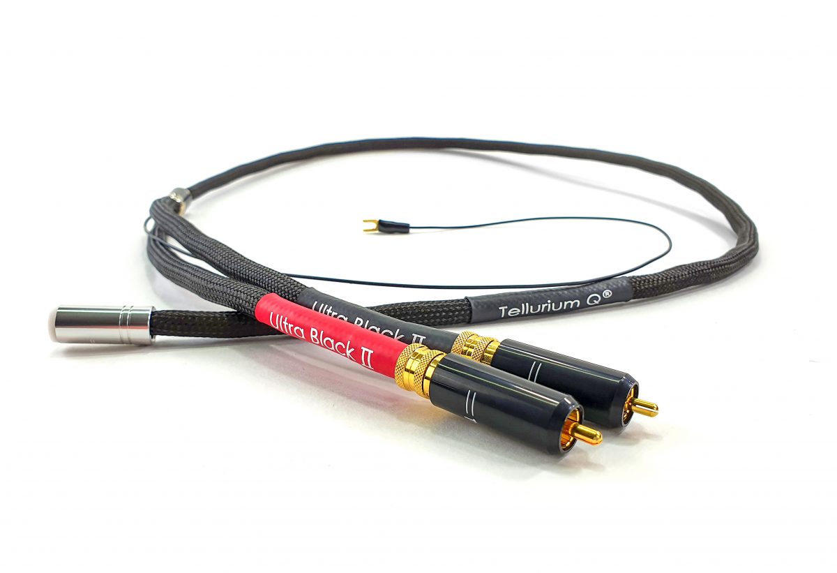 Tellurium Q Ultra Black II Tone Arm DIN-RCA Cable