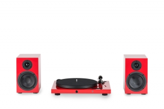 Pro-Ject Juke Box E + Speaker Box 5 Red